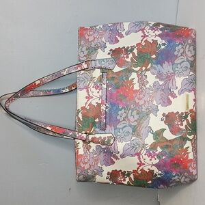 Enzo Angiolini Large Multi-Colored Floral Tote